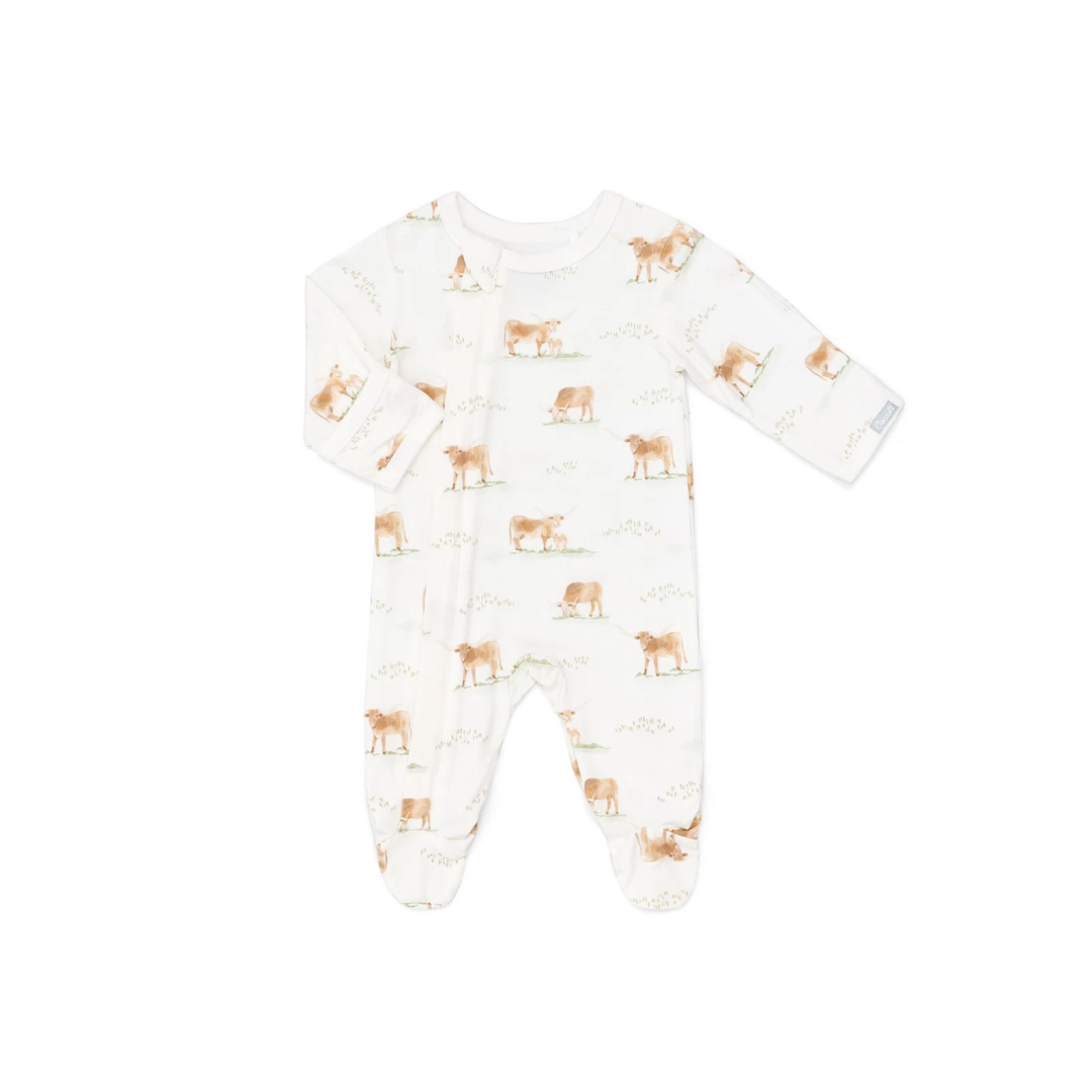Longhorn Cow Footie