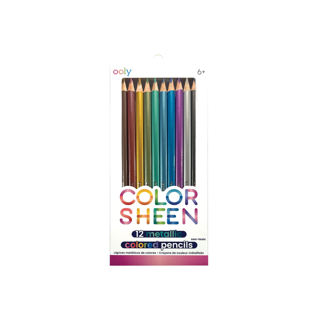 Color Sheen Metallic Colored Pencils Set of 12