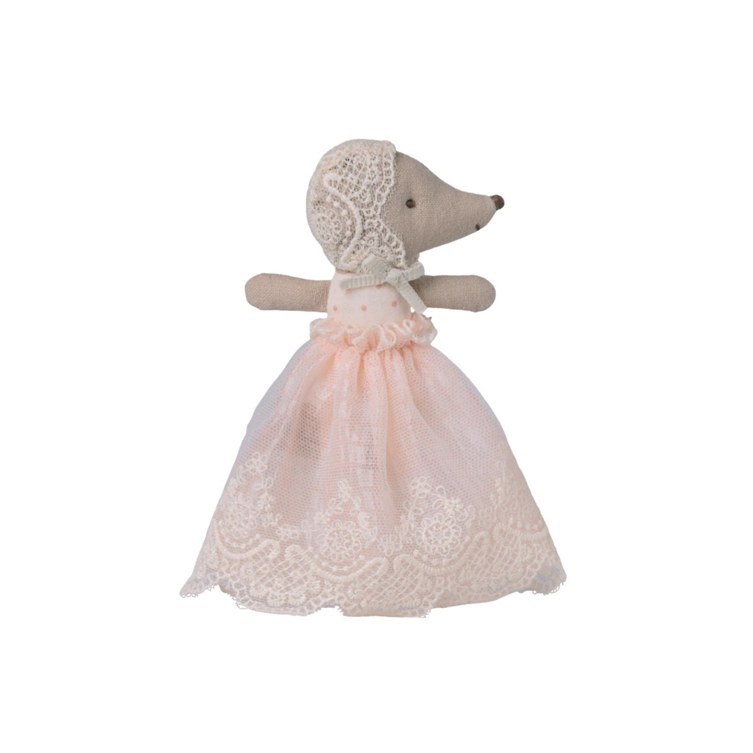 Baby Mouse in Gown - Powder