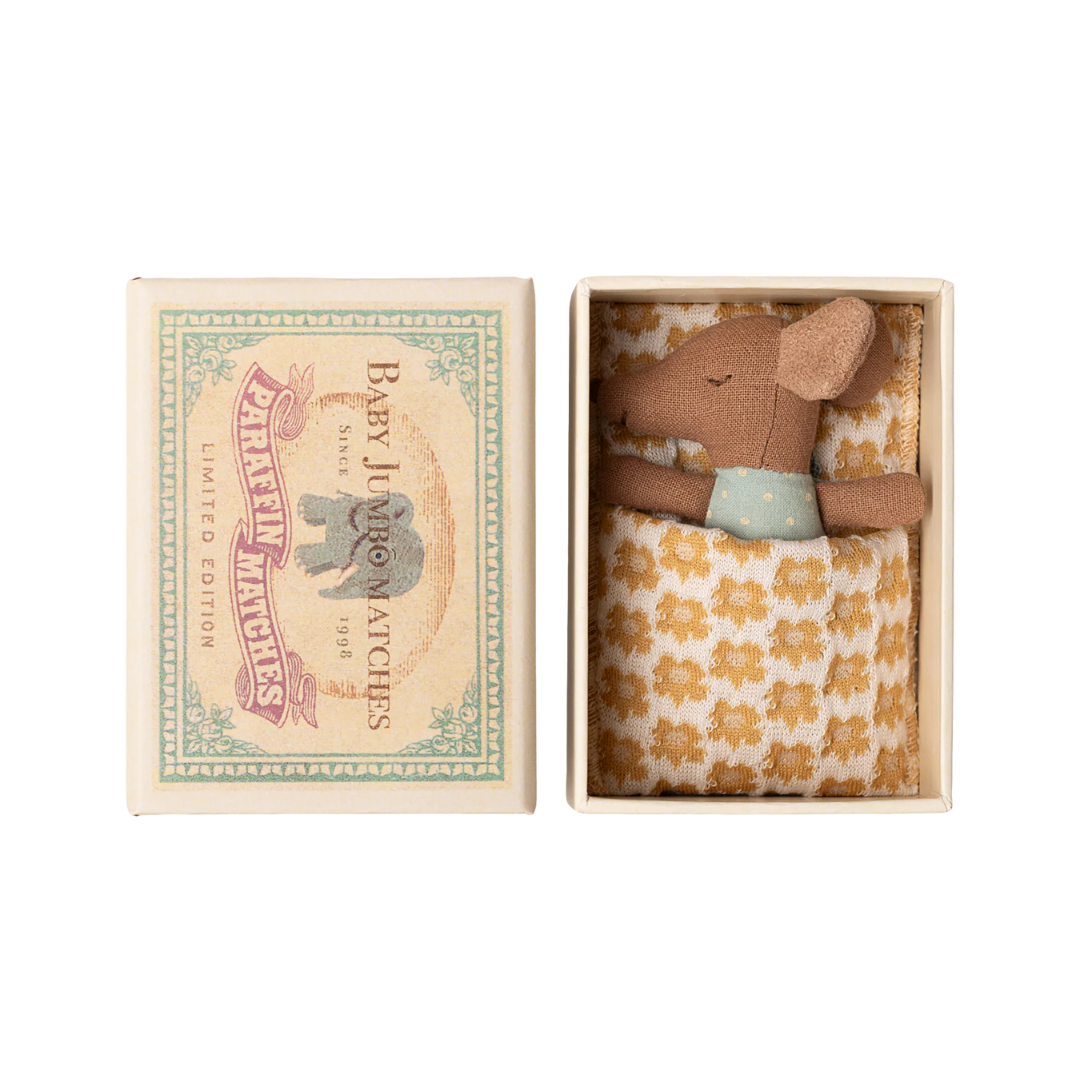 Sleepy Wakey Baby Mouse, Blue