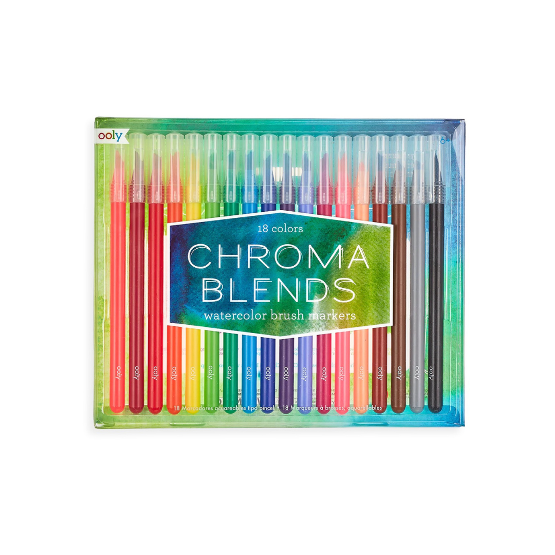 Chroma Blends Watercolor Brush Markers