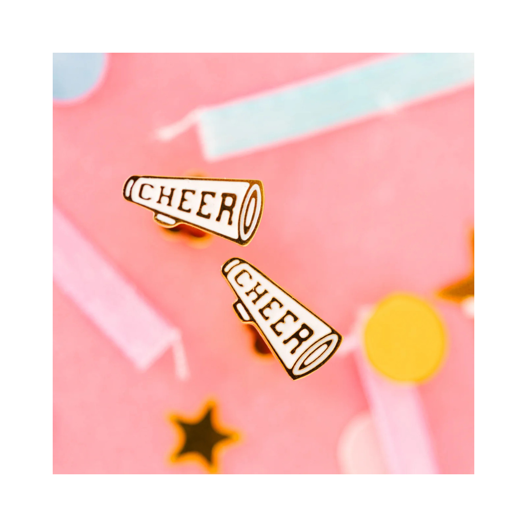 Megaphone Flat Screw-back Earrings