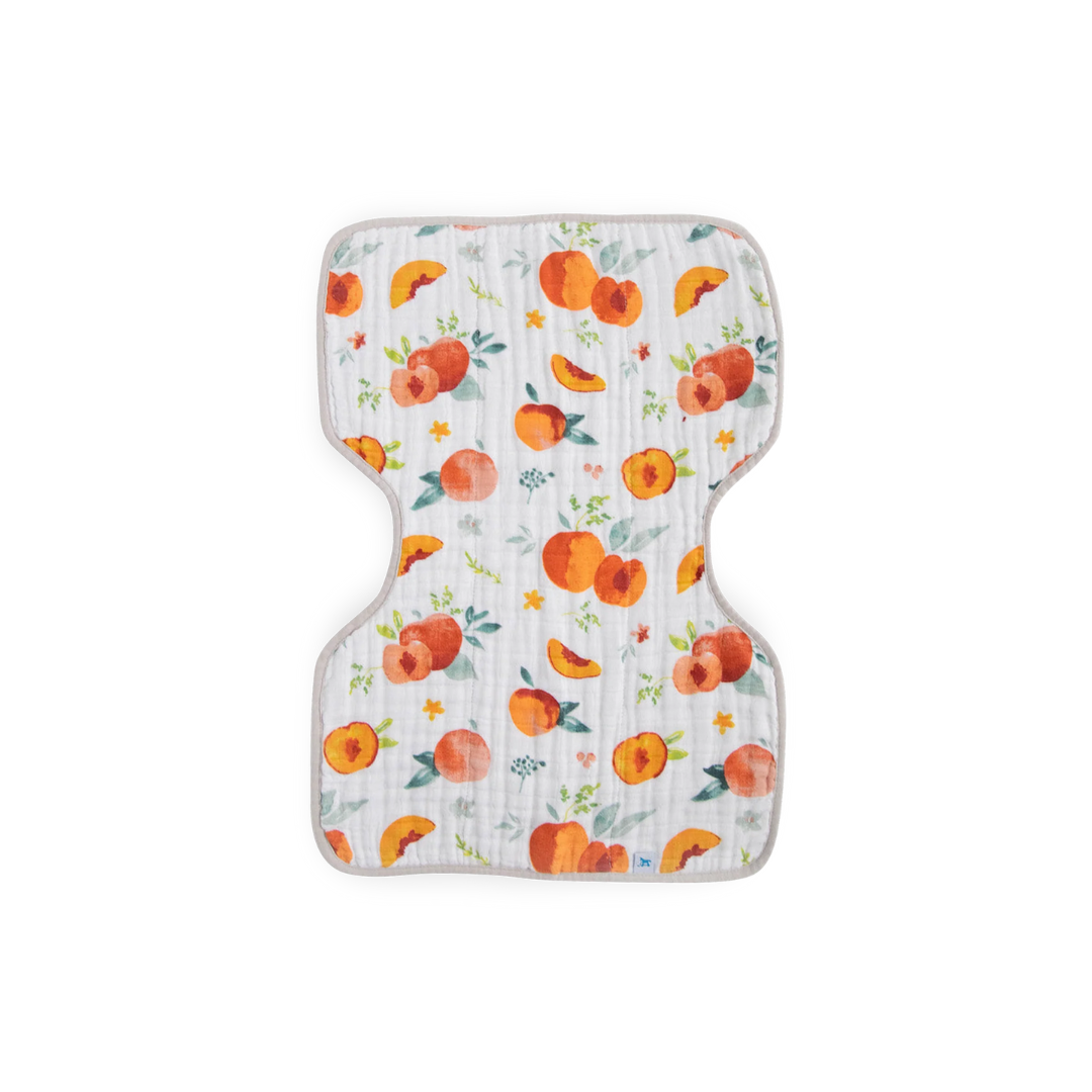 Cotton Muslin Burp Cloth Georgia Peach