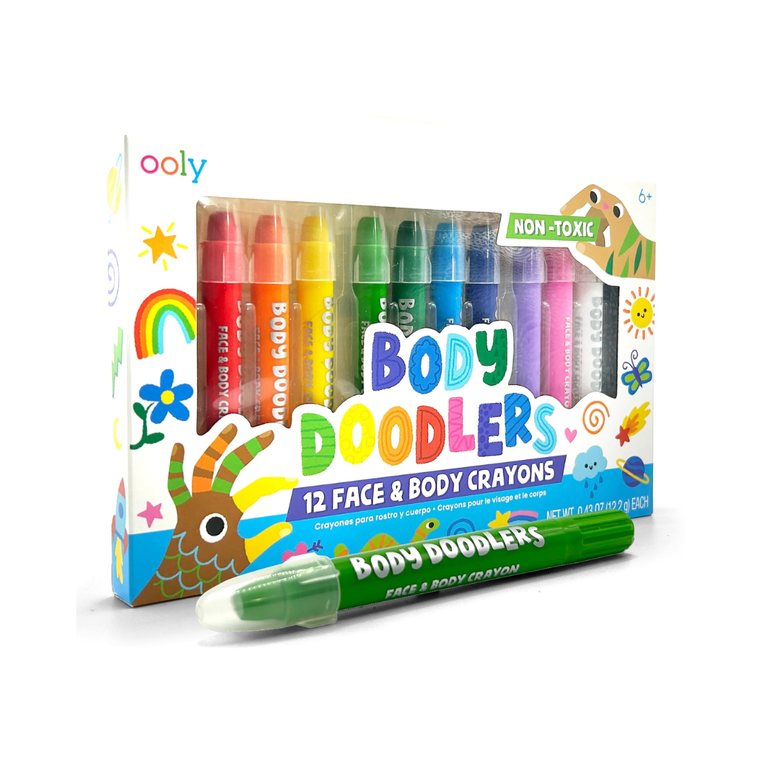 Body Doodlers Face & Body Crayons