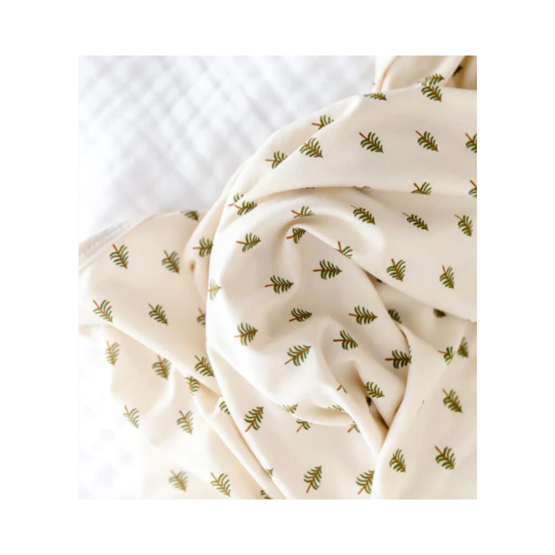 Lou Lou and Co Holiday Swaddle Blanket, 48 x 48 in