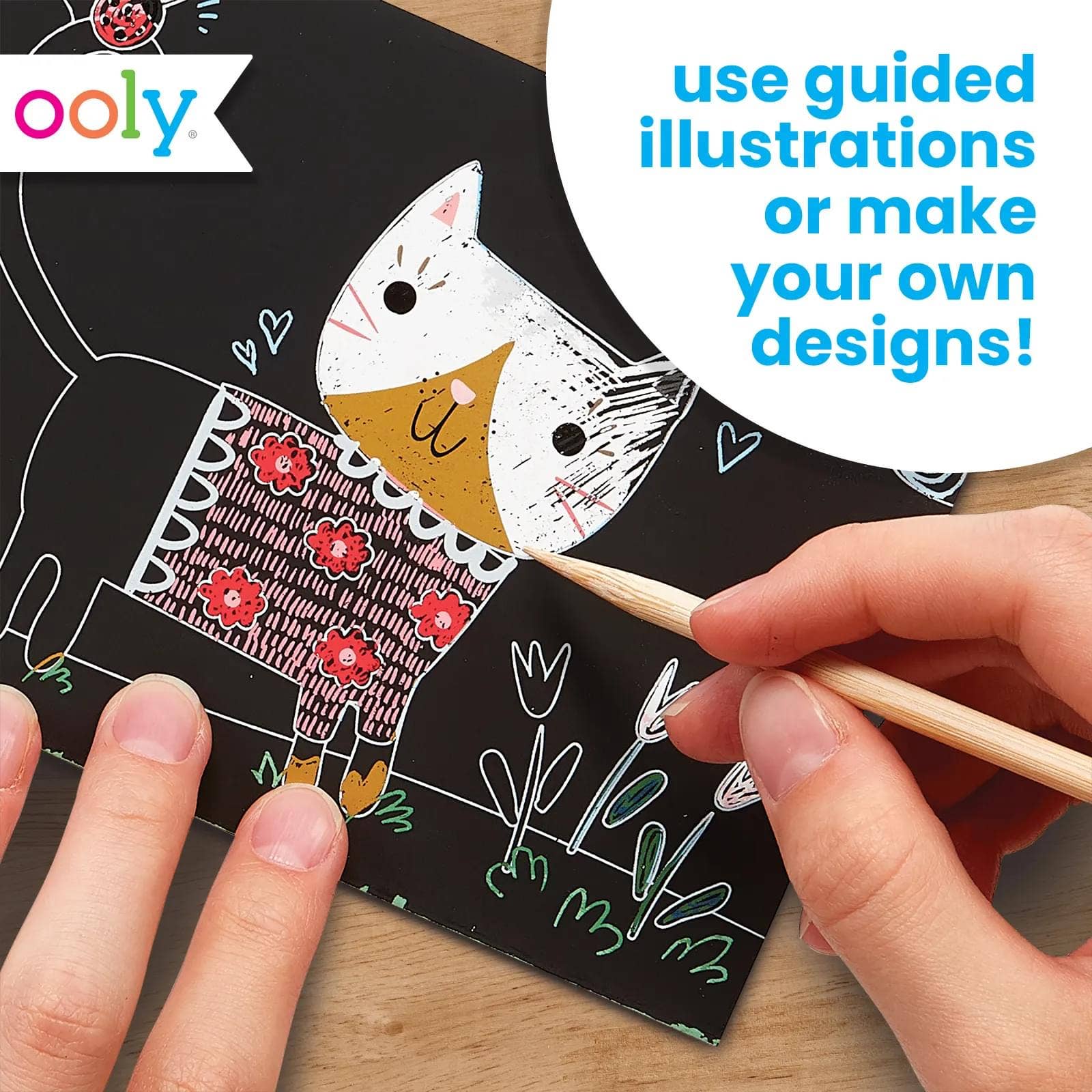 Scratch & Scribble Mini Kit - Cutie Cats