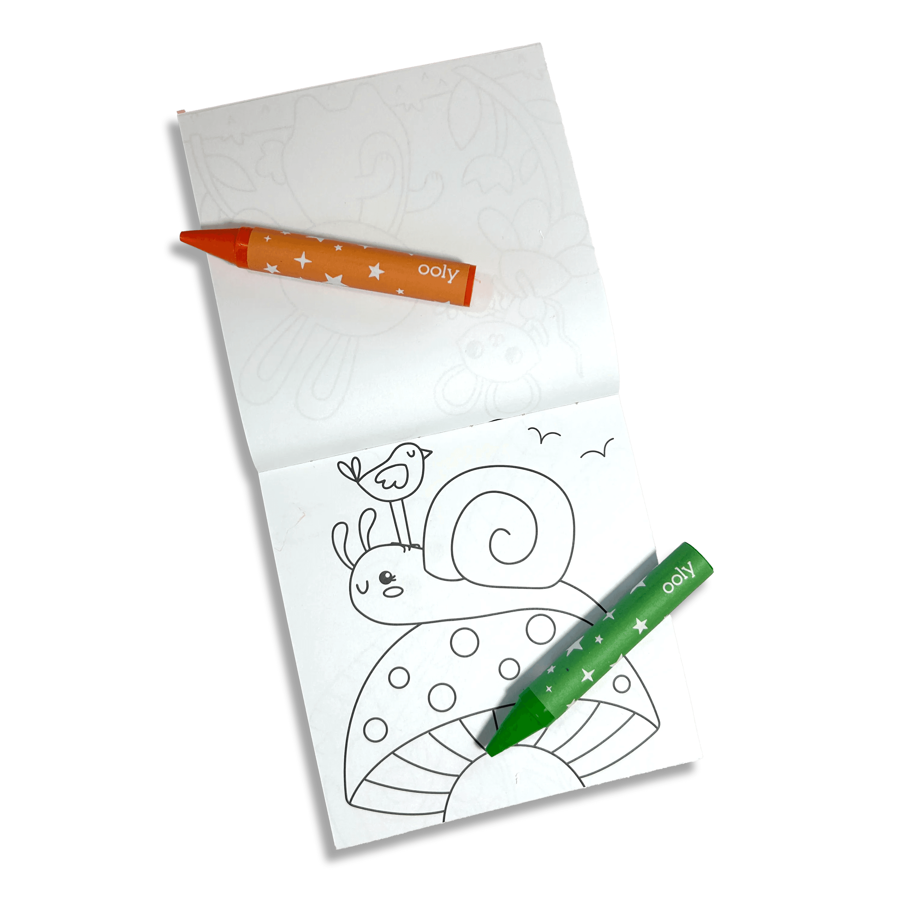 Carry-Along Coloring Book Set - Garden Pals