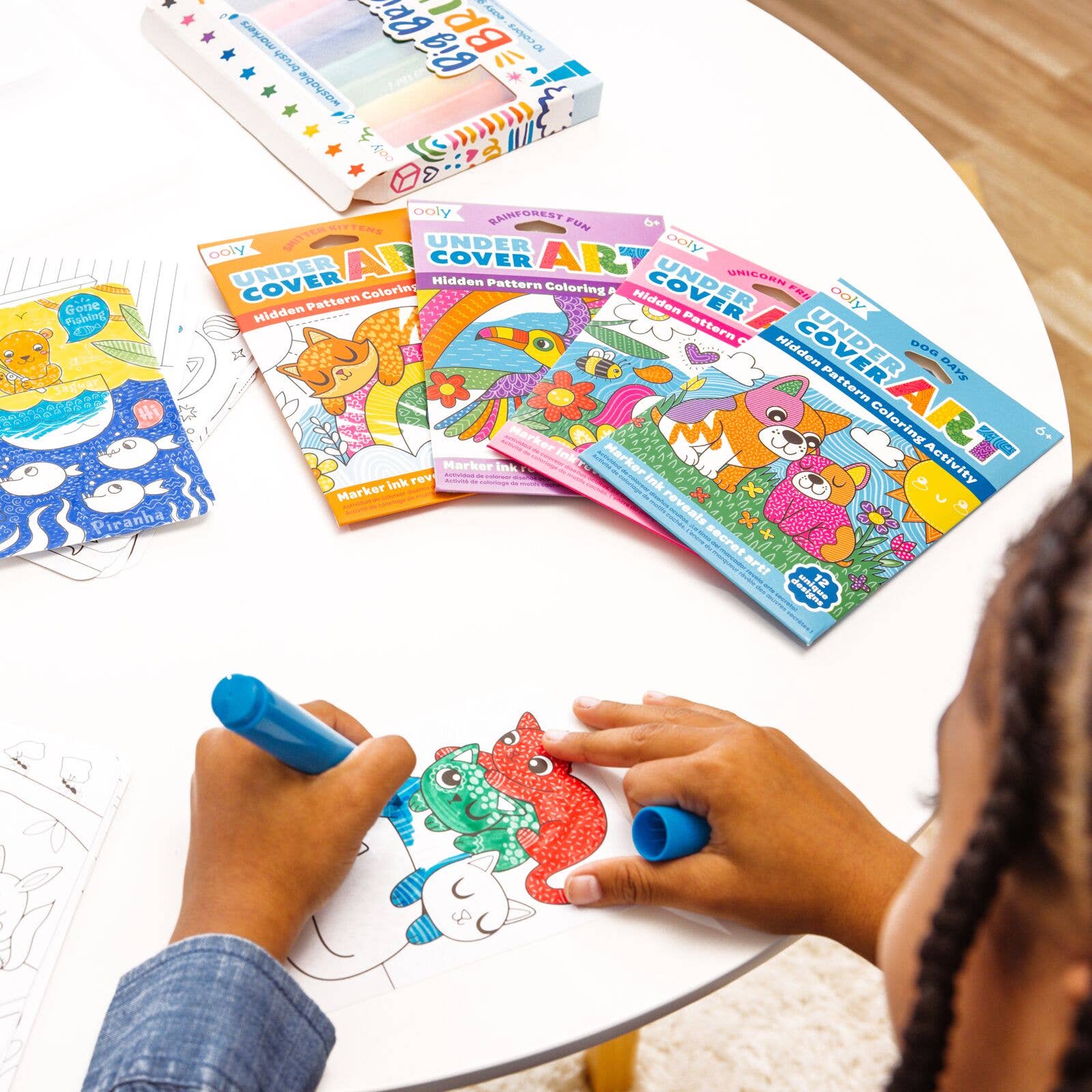 Undercover Art: Hidden Pattern Coloring Activity - Smitten K