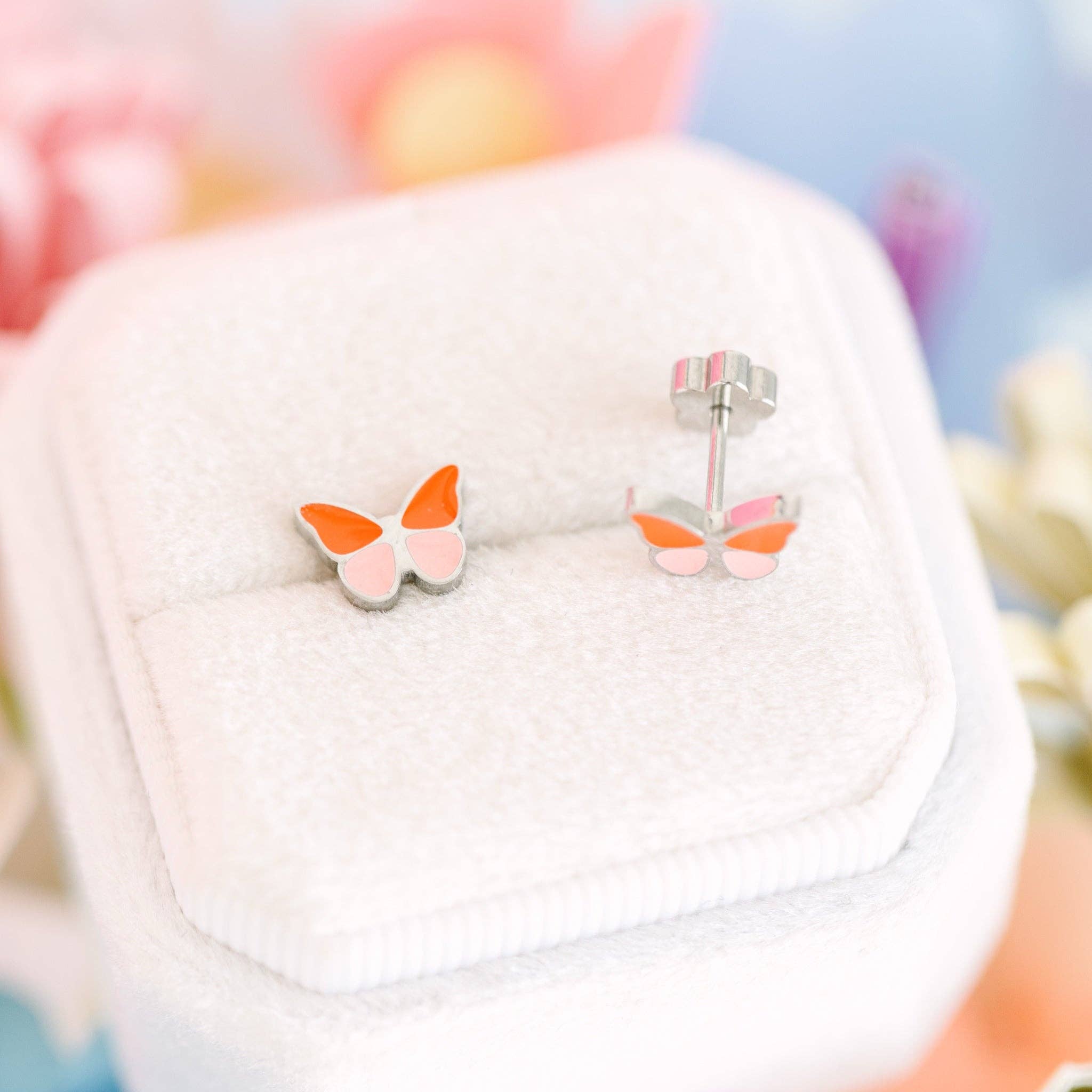 Silver Butterfly Colorblock