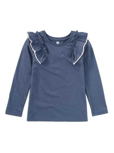 Triumph Long Sleeve Lace Trim Top