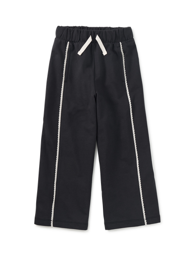 Lace Trim Track Pants