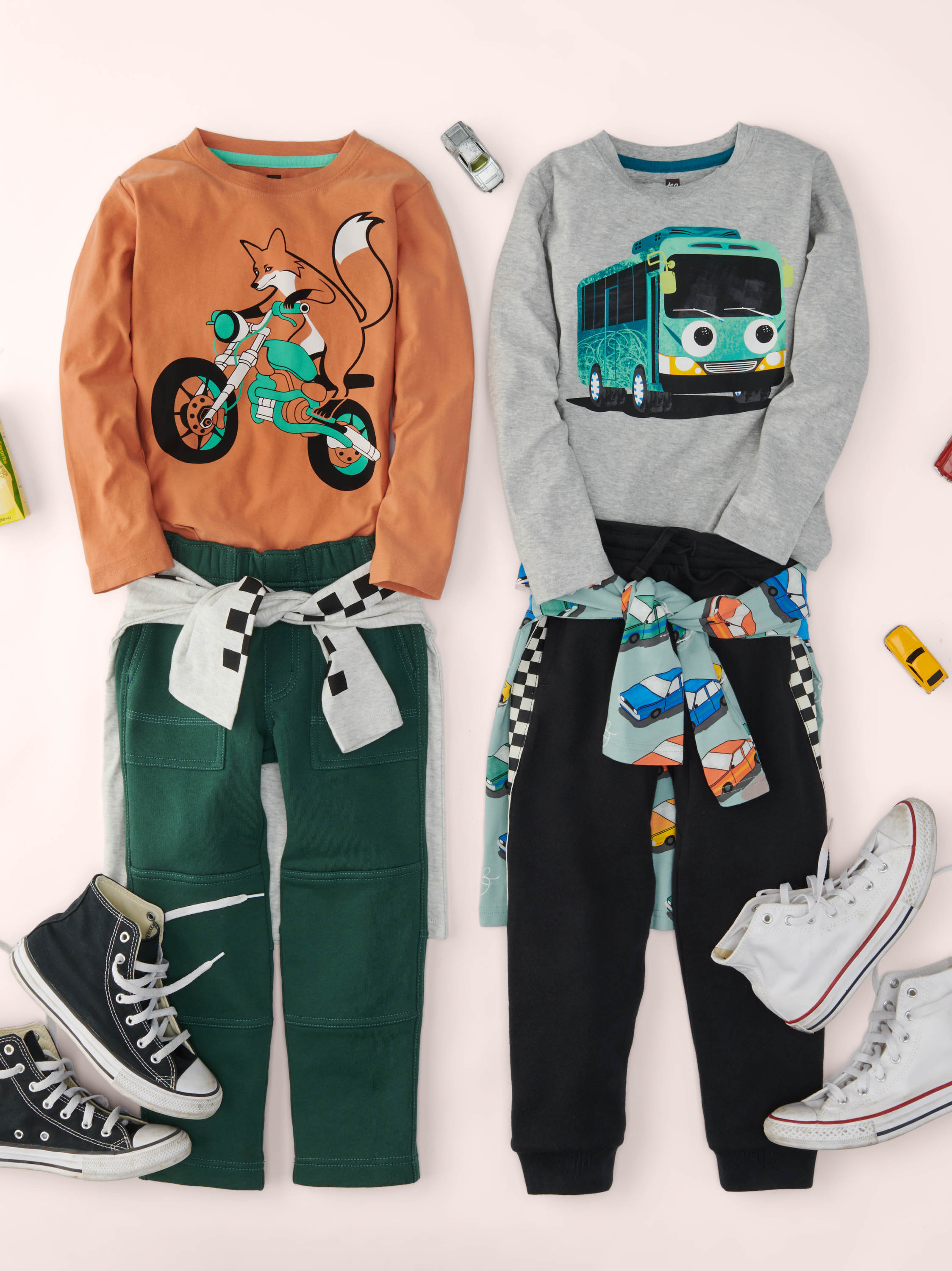 Raw Sienna Motor Bike Fox Graphic Tee — gallery photo 3