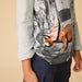 Pearl Blue Dino In Seoul Graphic Tee — gallery photo 4