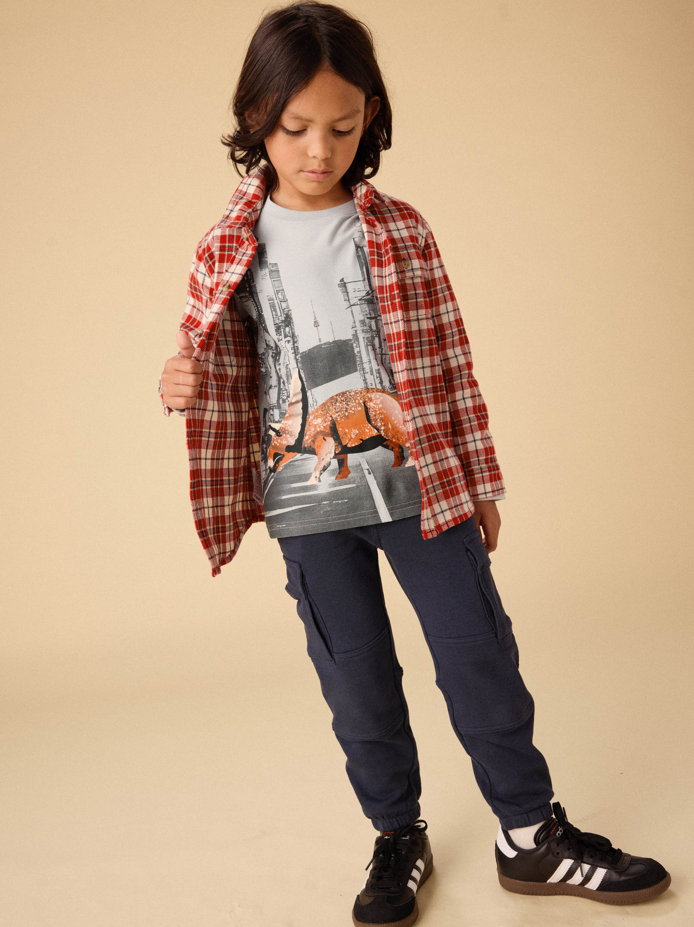 Pearl Blue Dino In Seoul Graphic Tee — gallery photo 6