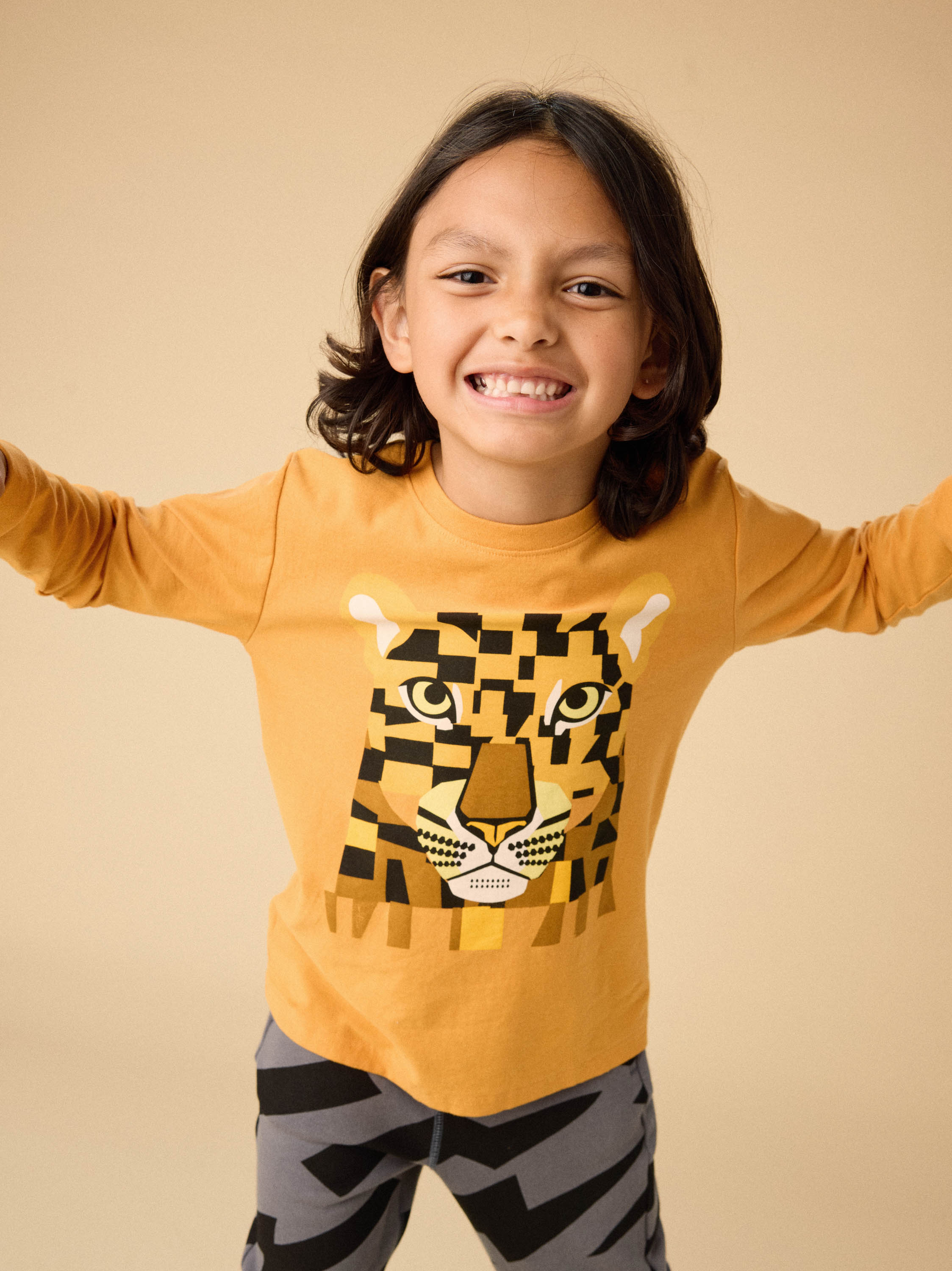Savanna Bojagi Leopard Graphic Tee — gallery photo 3