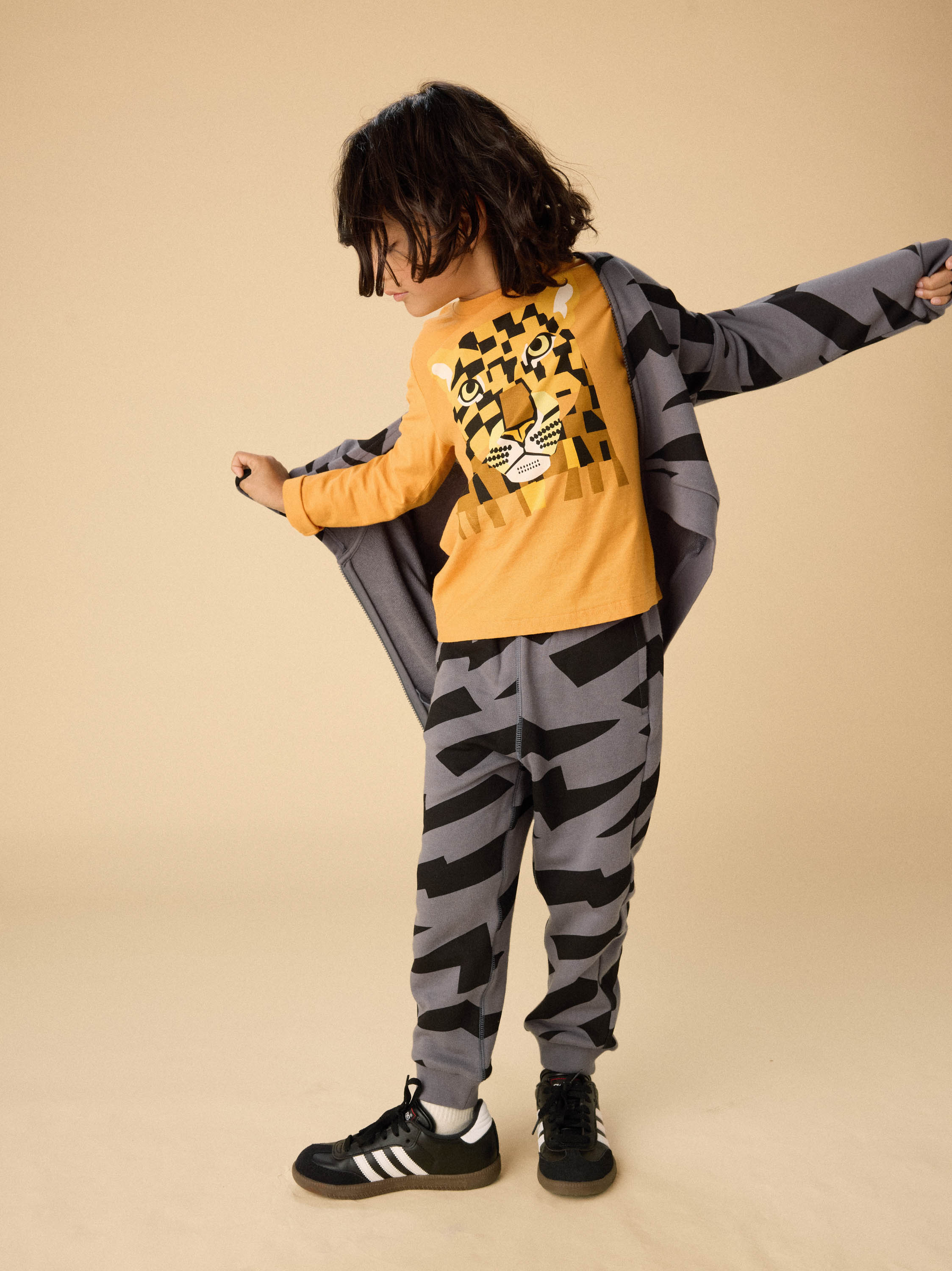 Savanna Bojagi Leopard Graphic Tee — gallery photo 4