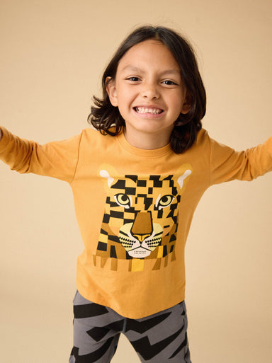 Savanna Bojagi Leopard Graphic Tee — gallery photo 2