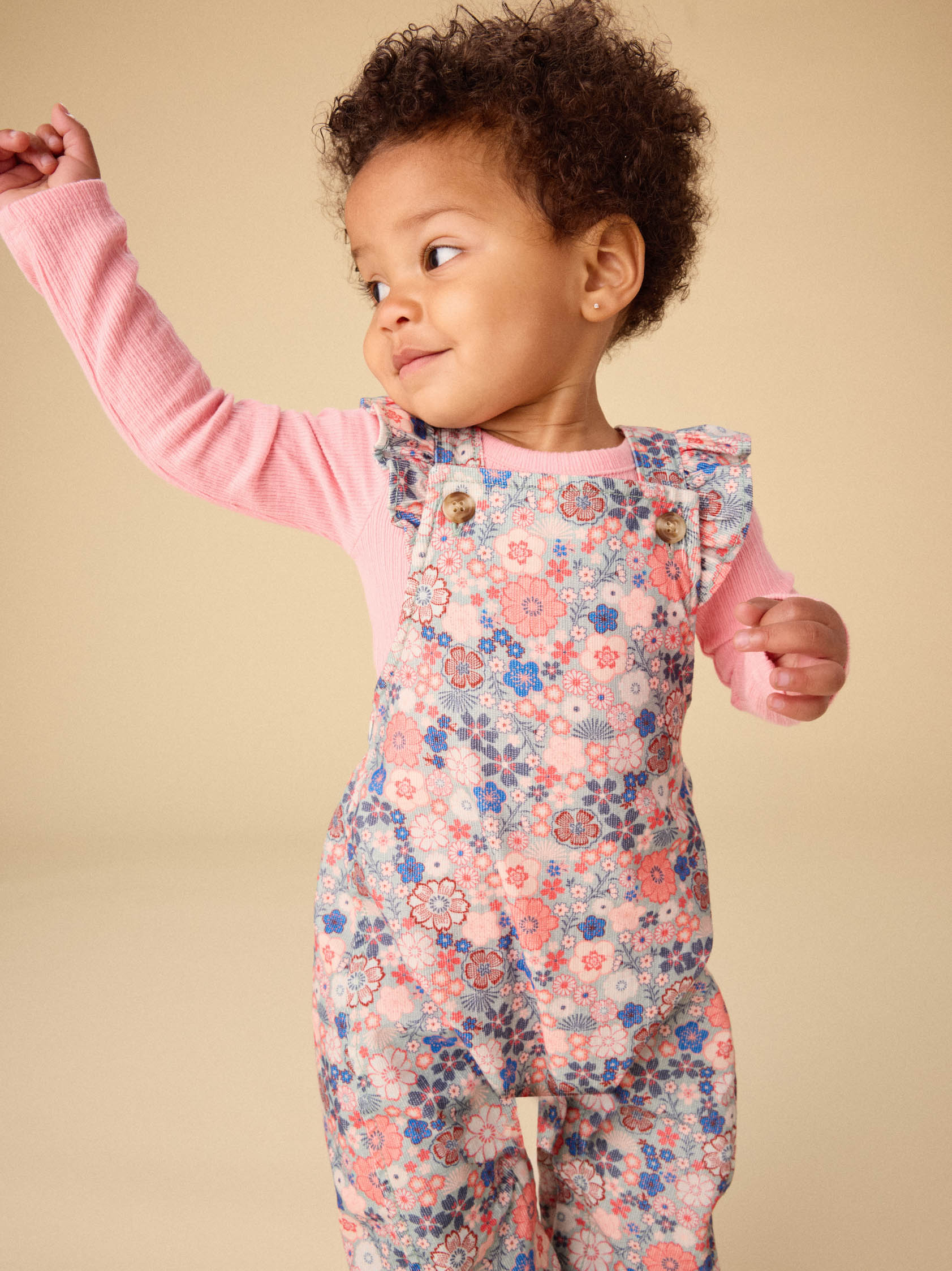 Cherry Blossom Lap Shoulder Baby Bodysuit — gallery photo 5