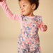 Cherry Blossom Lap Shoulder Baby Bodysuit — gallery photo 5