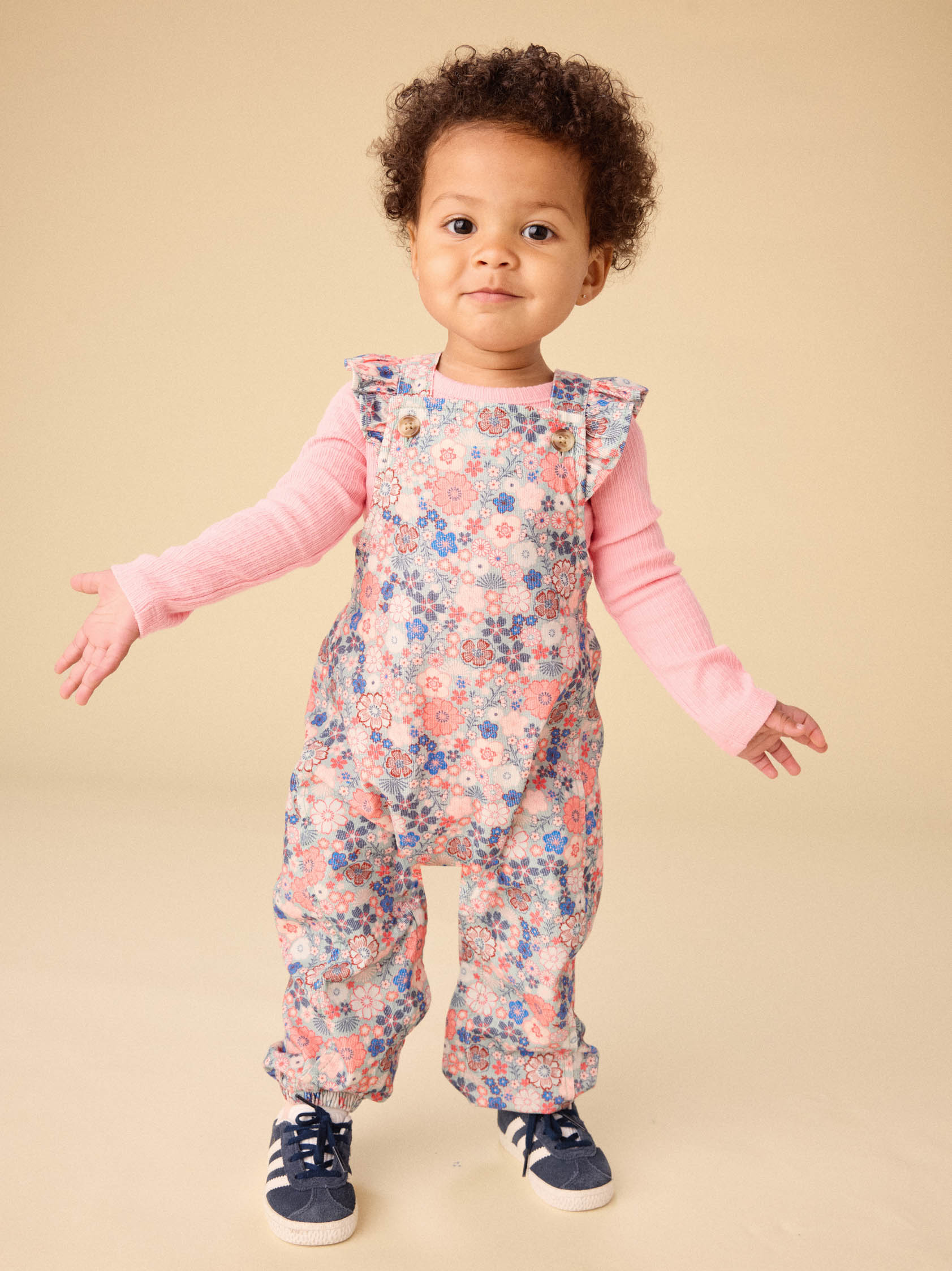 Cherry Blossom Lap Shoulder Baby Bodysuit — gallery photo 2
