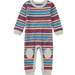 Stripe Knee Patch Romper