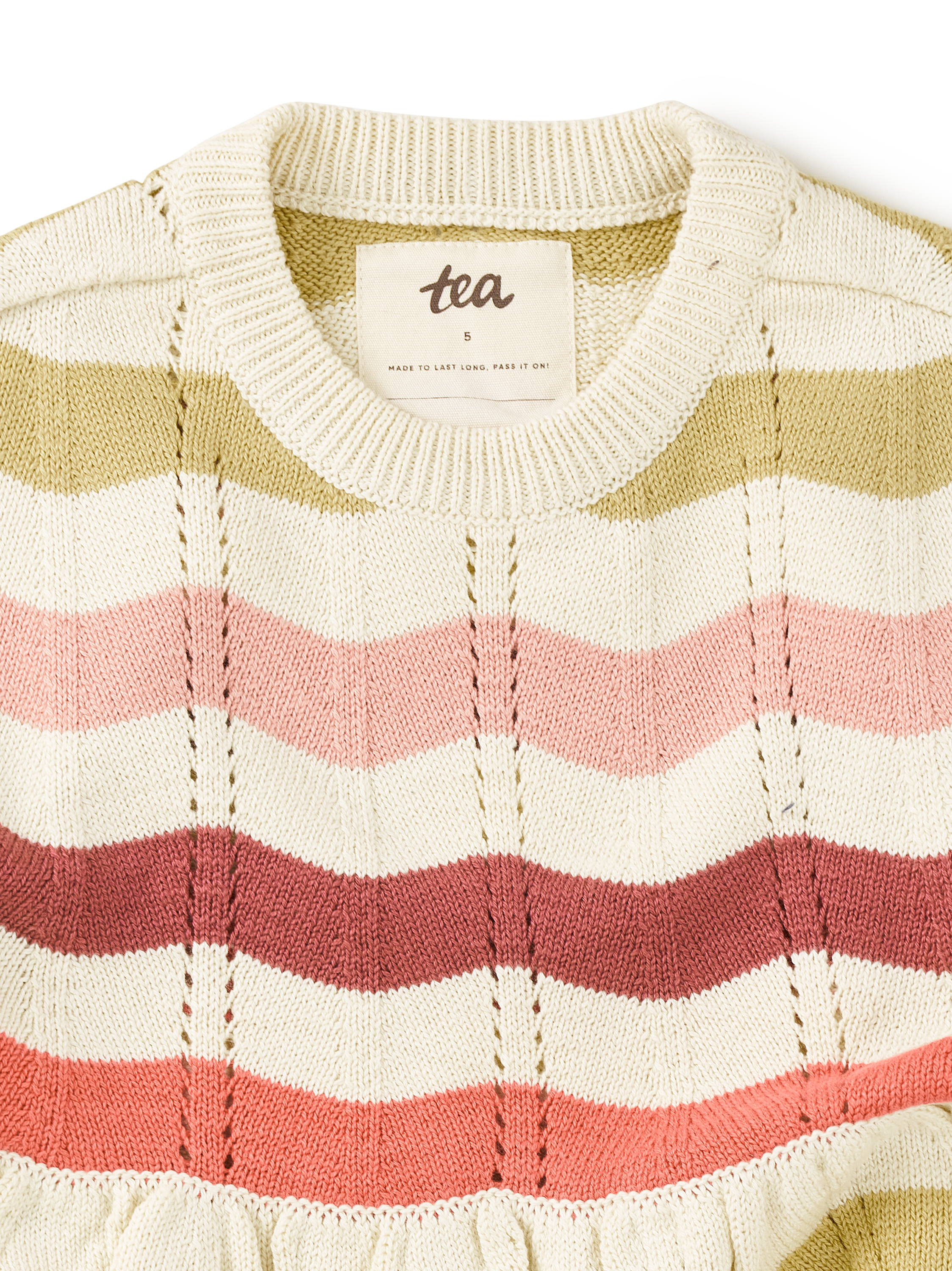 Wavy Stripe Sweater Dress — gallery photo 3
