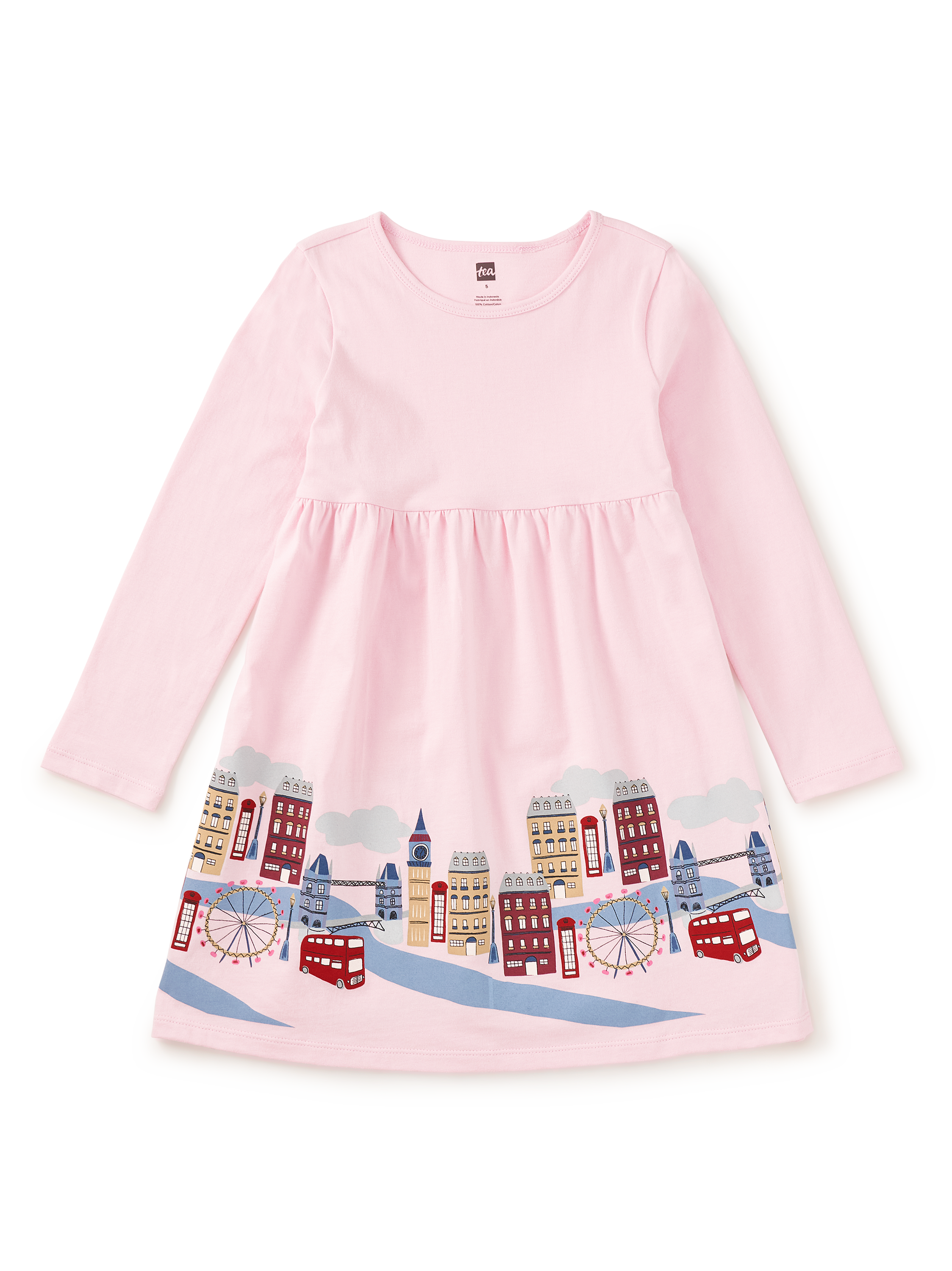 Pink Lady London Cityscape Skirted Dress 26F12334