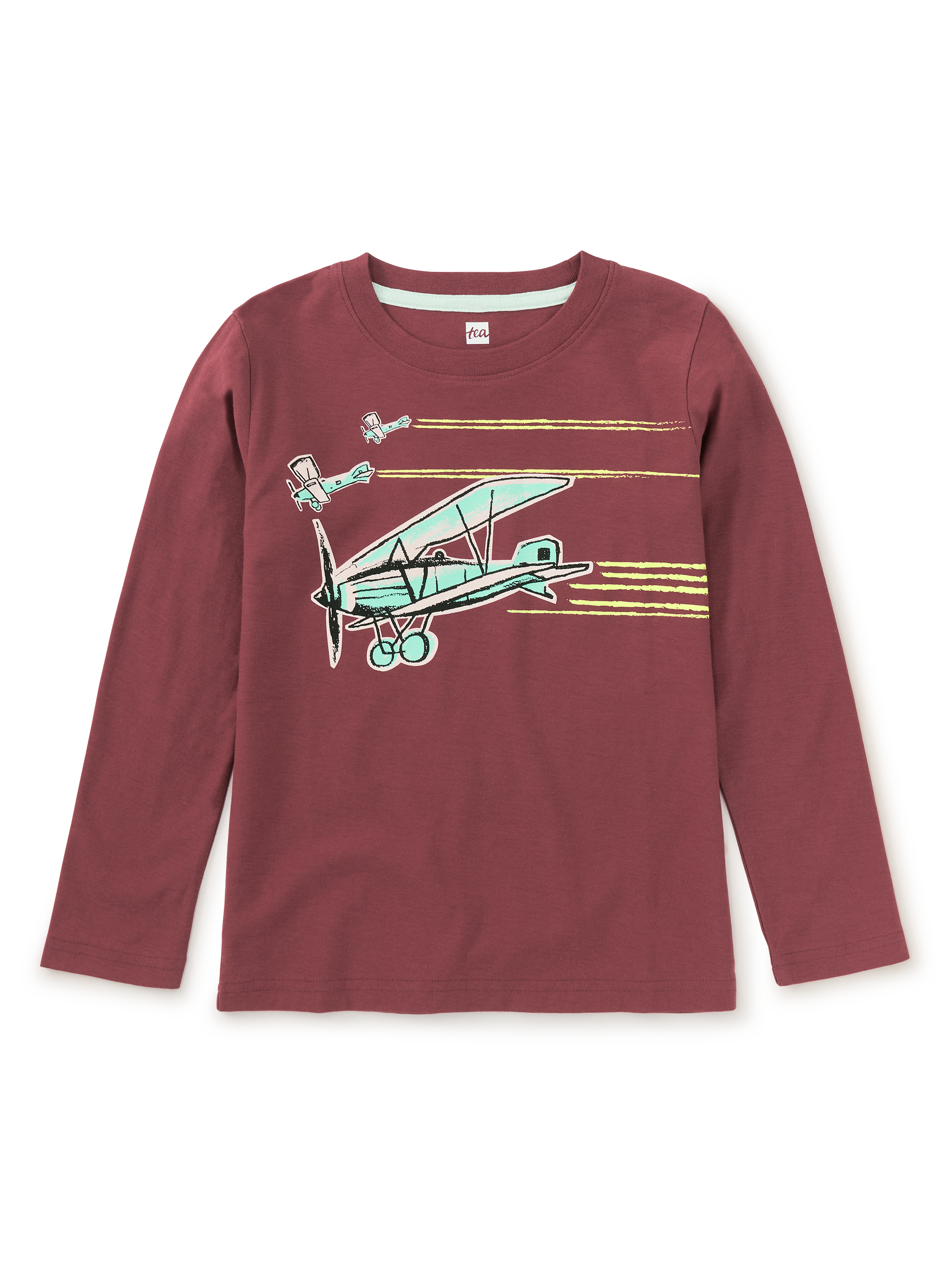 Airplane Trio Graphic Long Sleeve