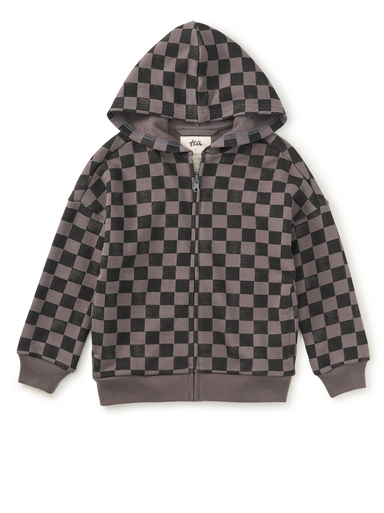 Checkerboard Easy Fit Hoodie 26F22149