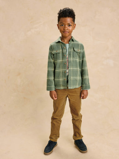 Sherwood Plaid Flannel Button Up Shirt — gallery photo 2