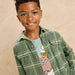 Sherwood Plaid Flannel Button Up Shirt — gallery photo 4