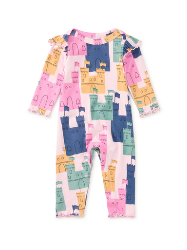 Dover Castles Ruffle Shoulder Baby Romper