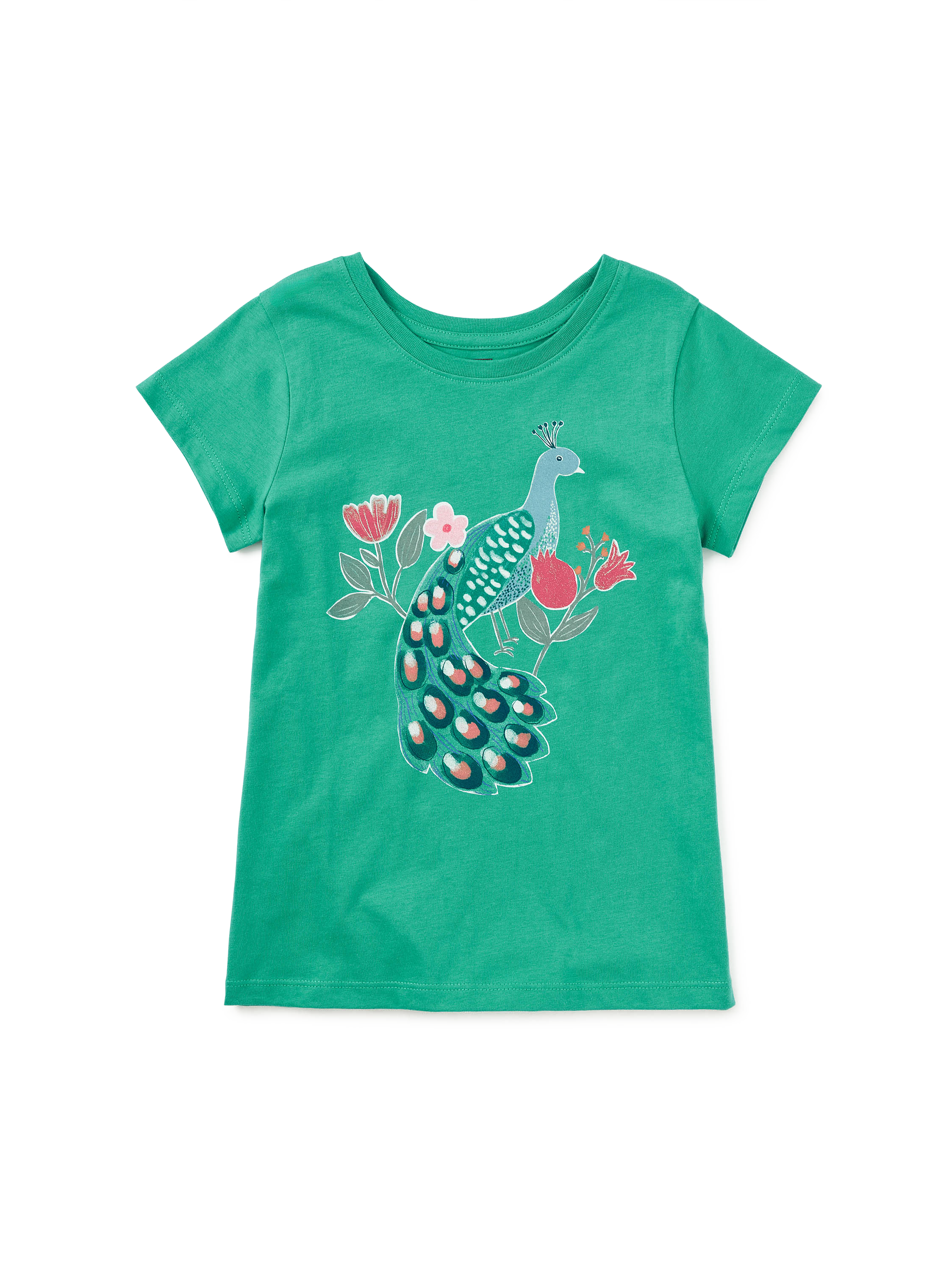 Spinach Alhambra Peacock Graphic Tee