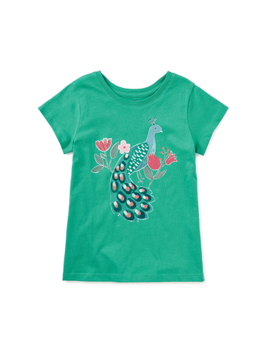 Spinach Alhambra Peacock Graphic Tee