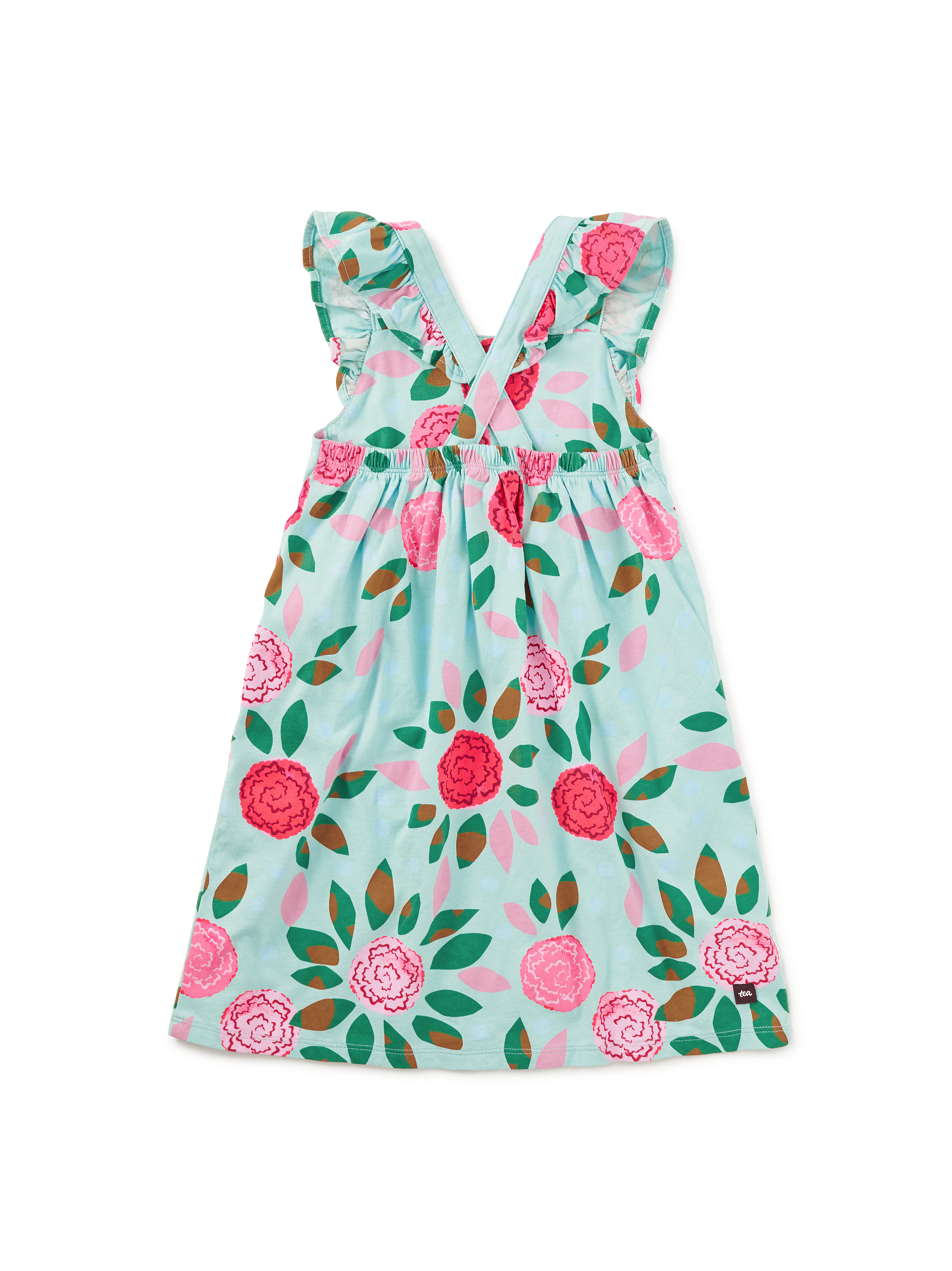 Spinning Carnations Ruffle Strap Dress — gallery photo 3