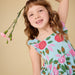 Spinning Carnations Ruffle Strap Dress — gallery photo 2