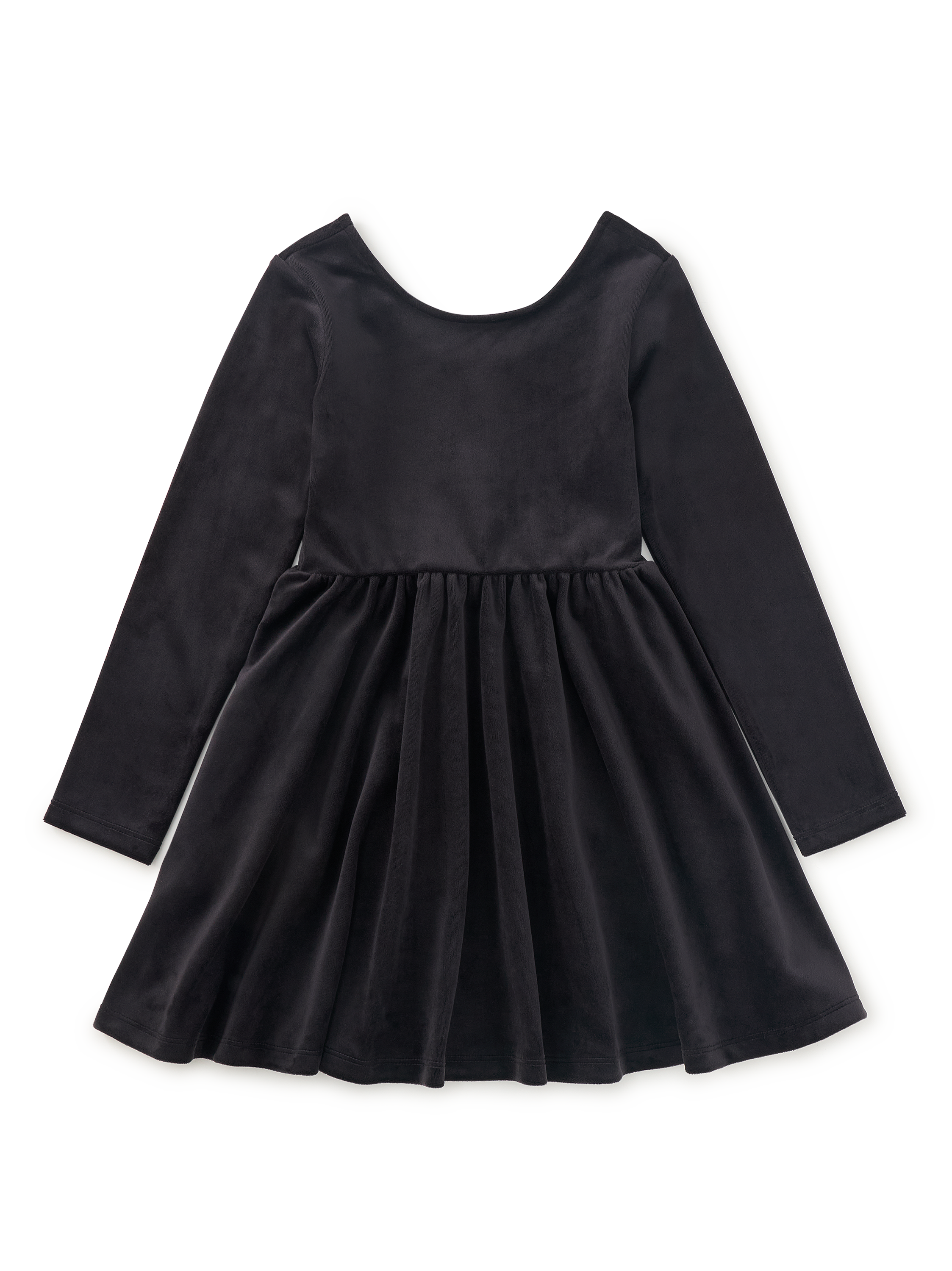 Jet Black Velour Ballet Dress — main product photo