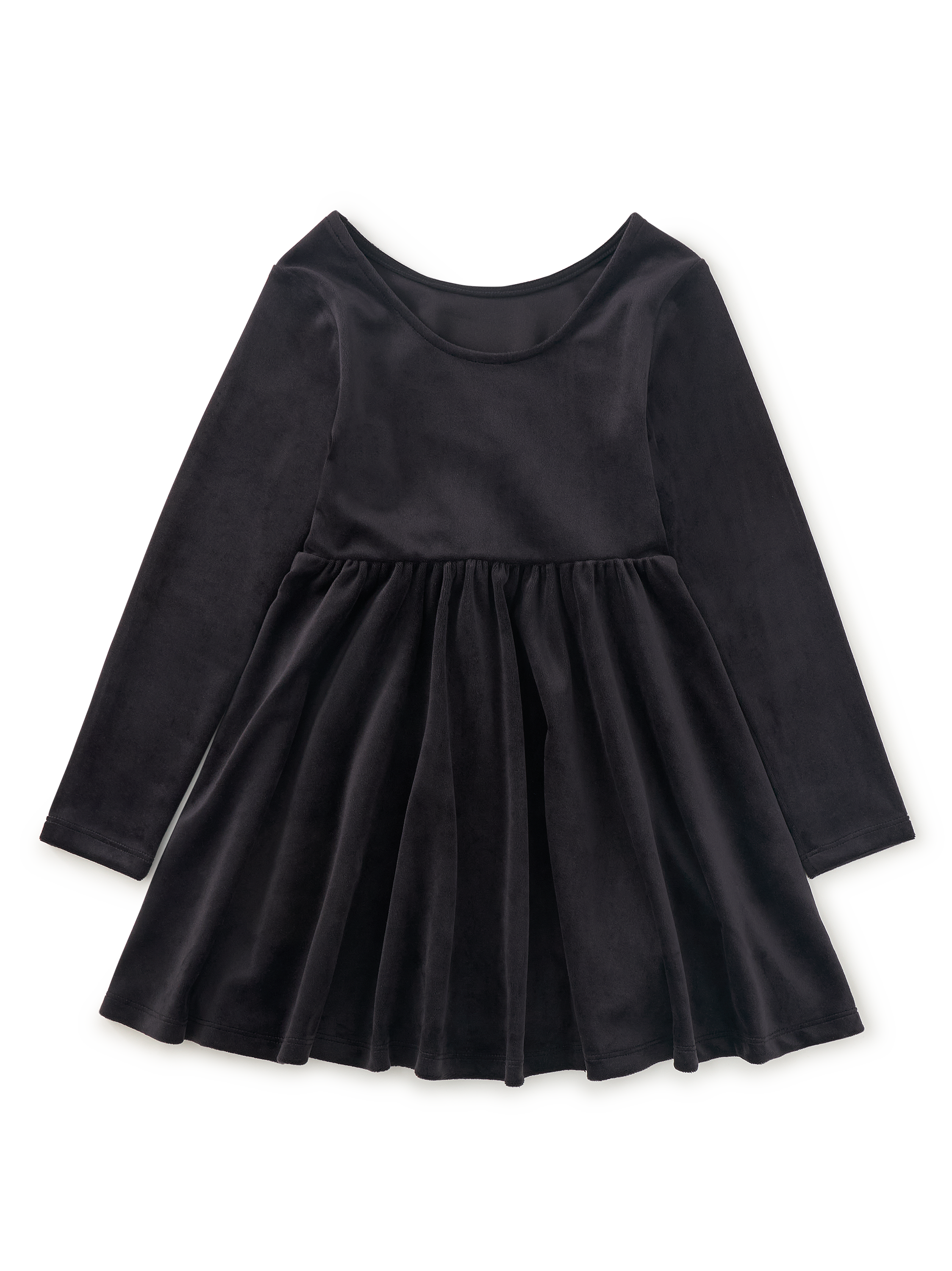 Jet Black Velour Ballet Dress — gallery photo 2