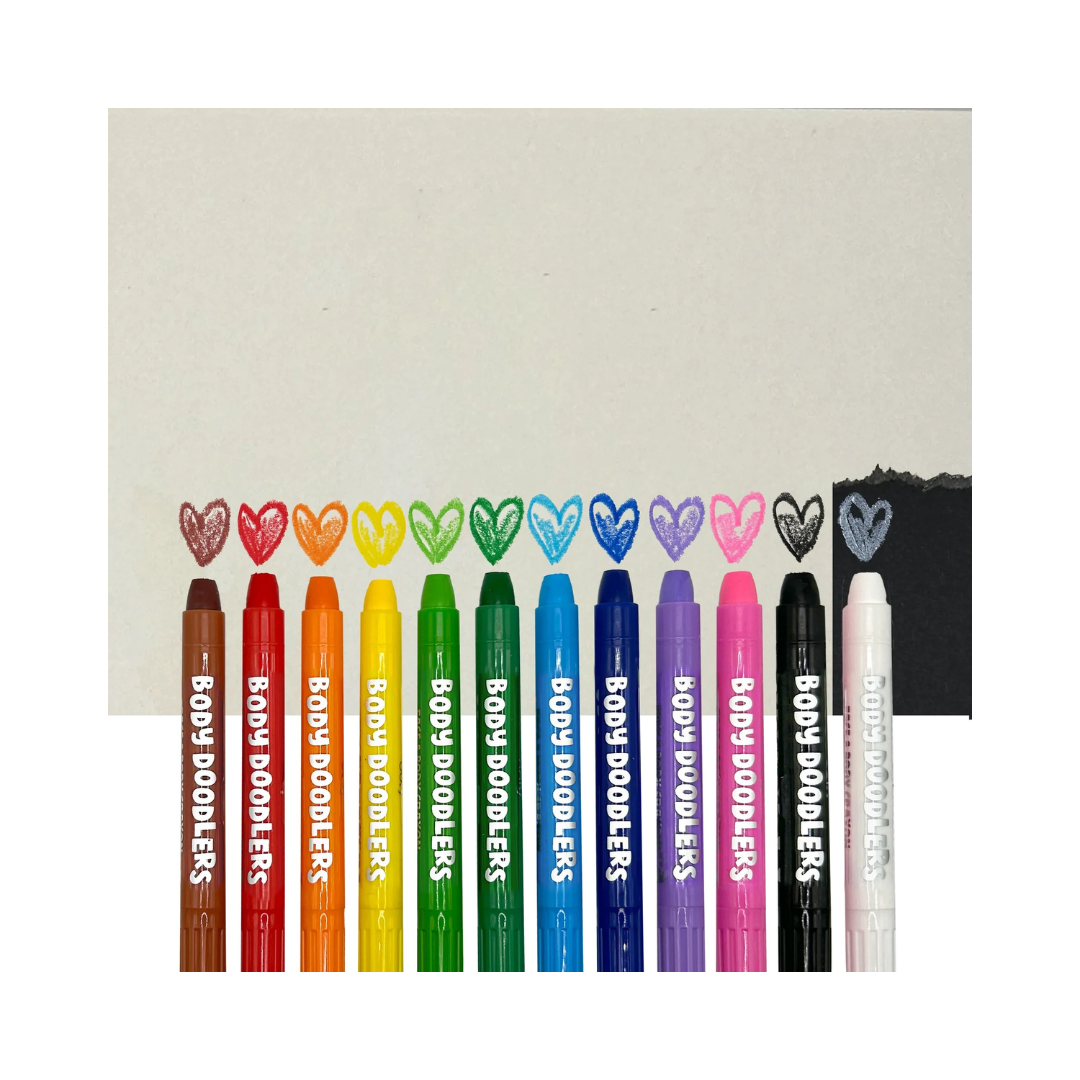 Body Doodlers Face & Body Crayons