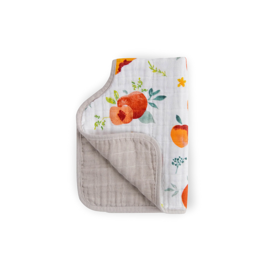 Cotton Muslin Burp Cloth Georgia Peach