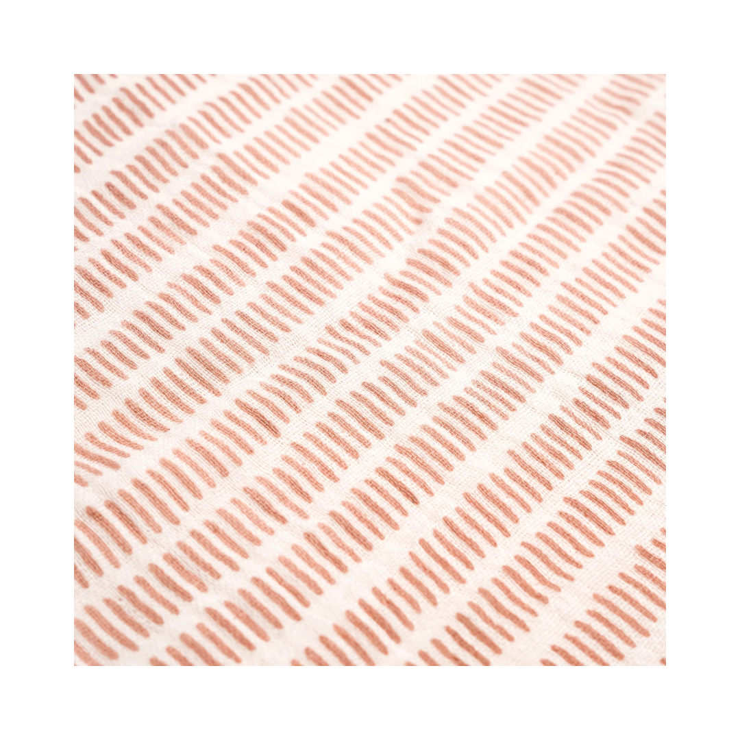 Dash Lines Tiered Dress