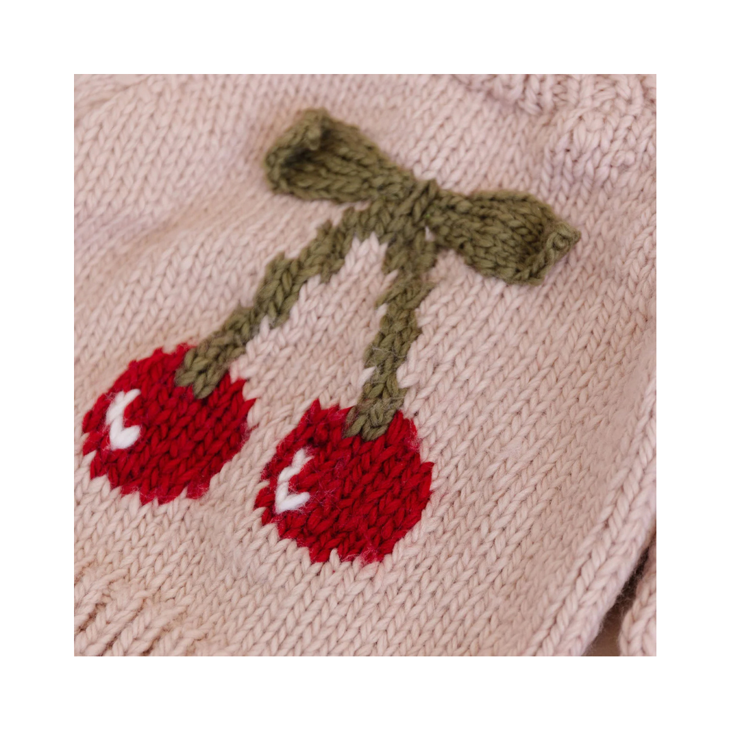 Rose Cherry Pullover Sweater