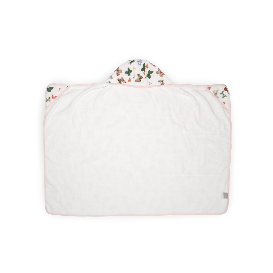 Butterflies Cotton Muslin Toddler Hooded Towel