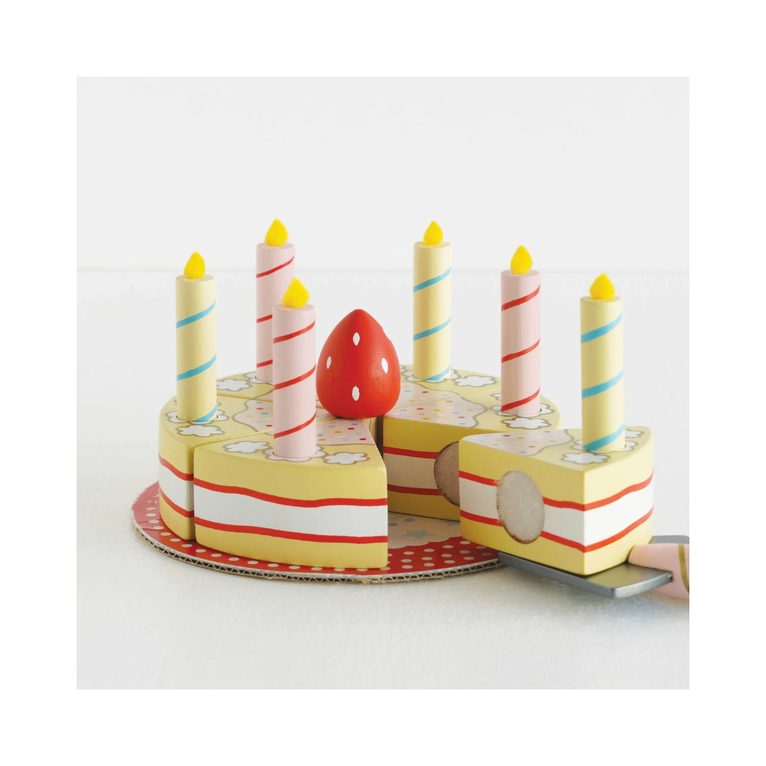 Wooden Birthday Cake
