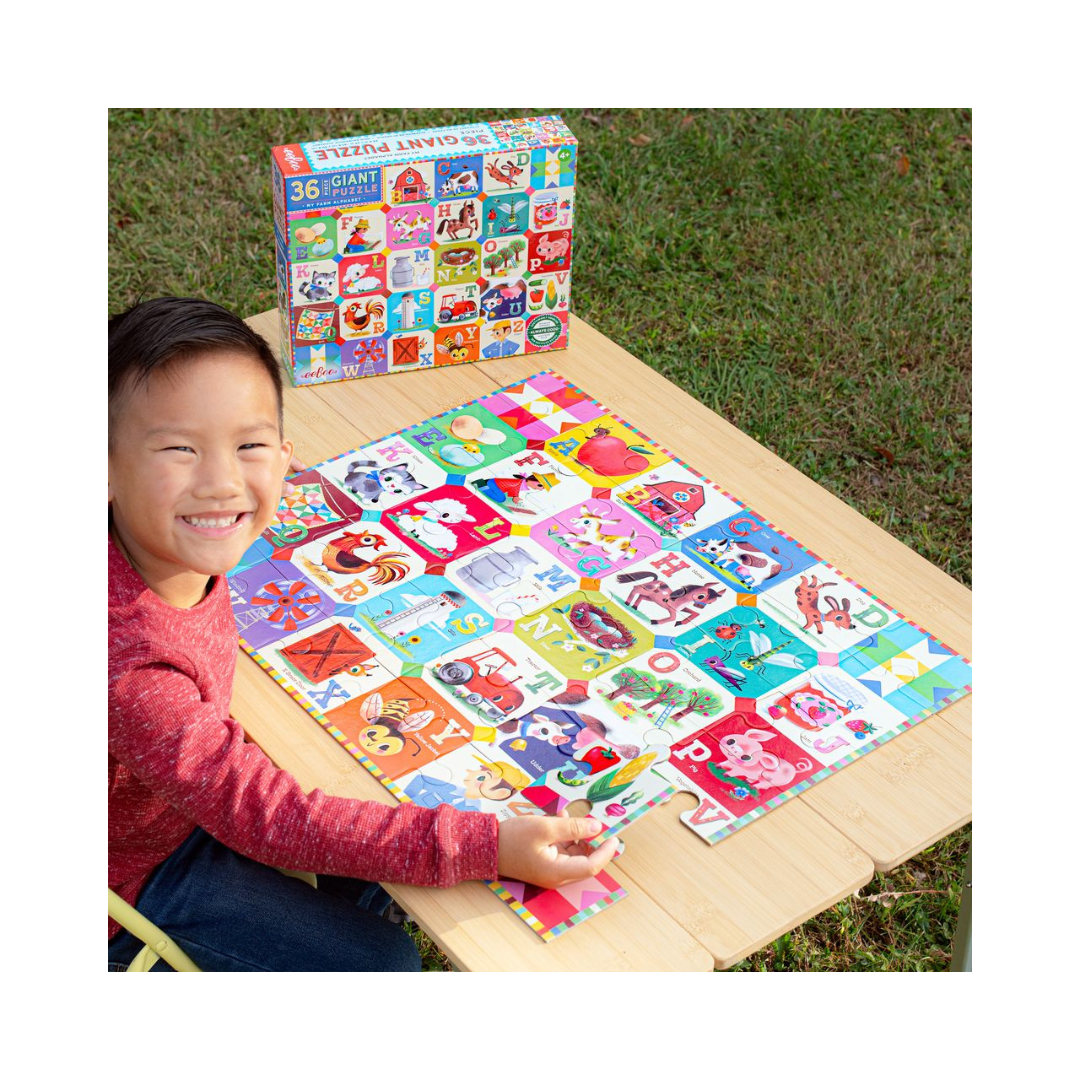 Farm Alphabet 36 Piece Giant Puzzle