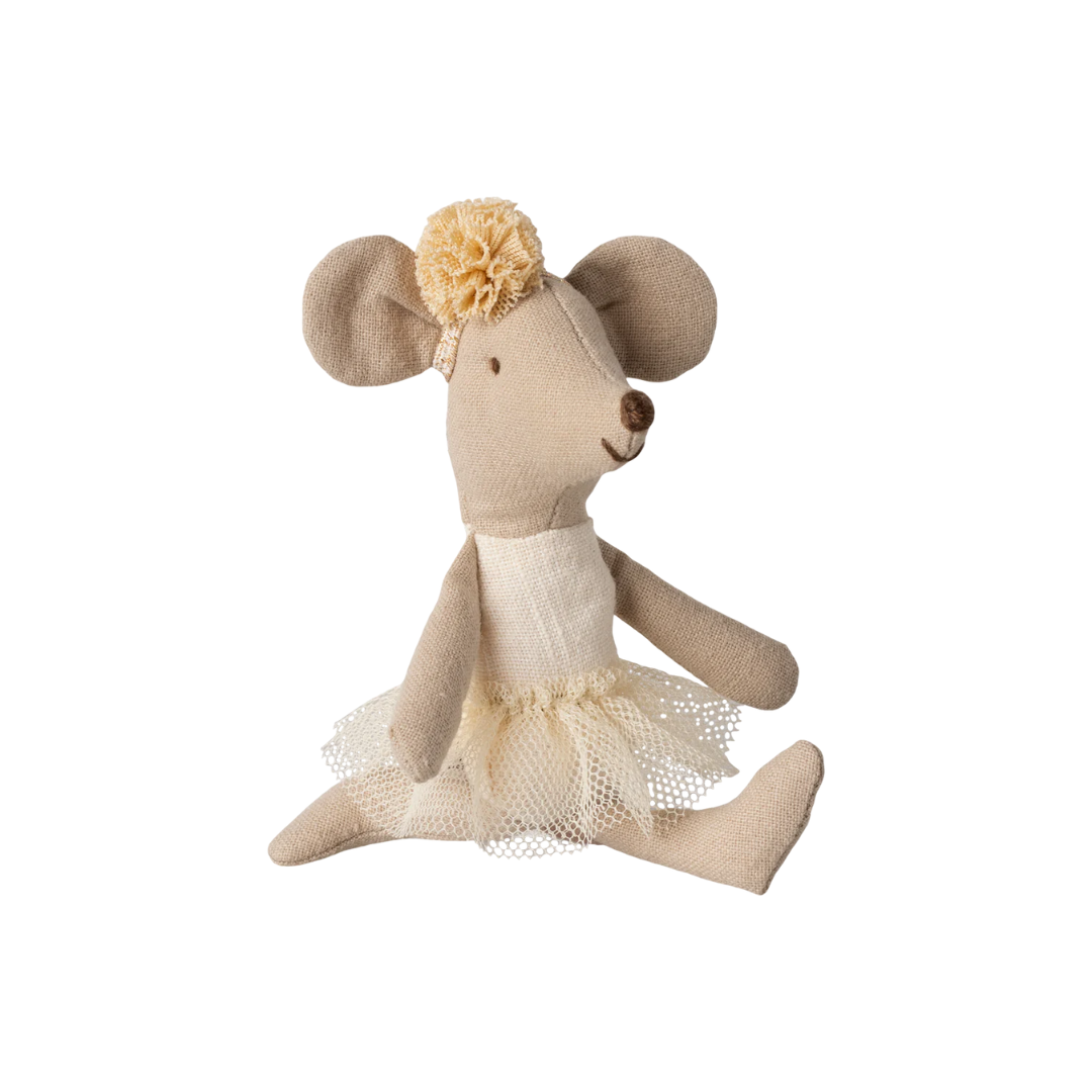Ballerina Mouse Little Sister Off White