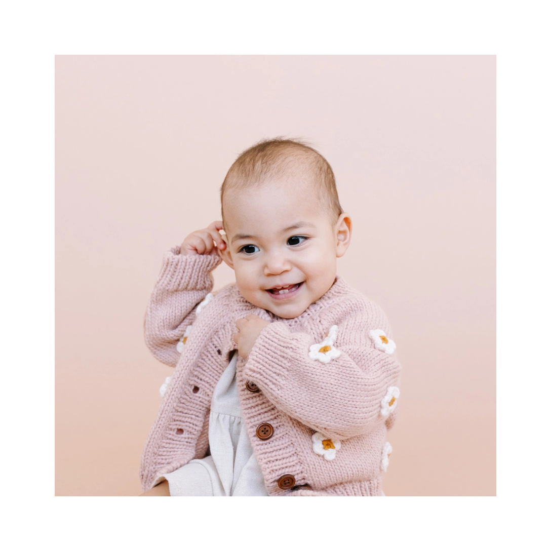 Blush Flower Cardigan