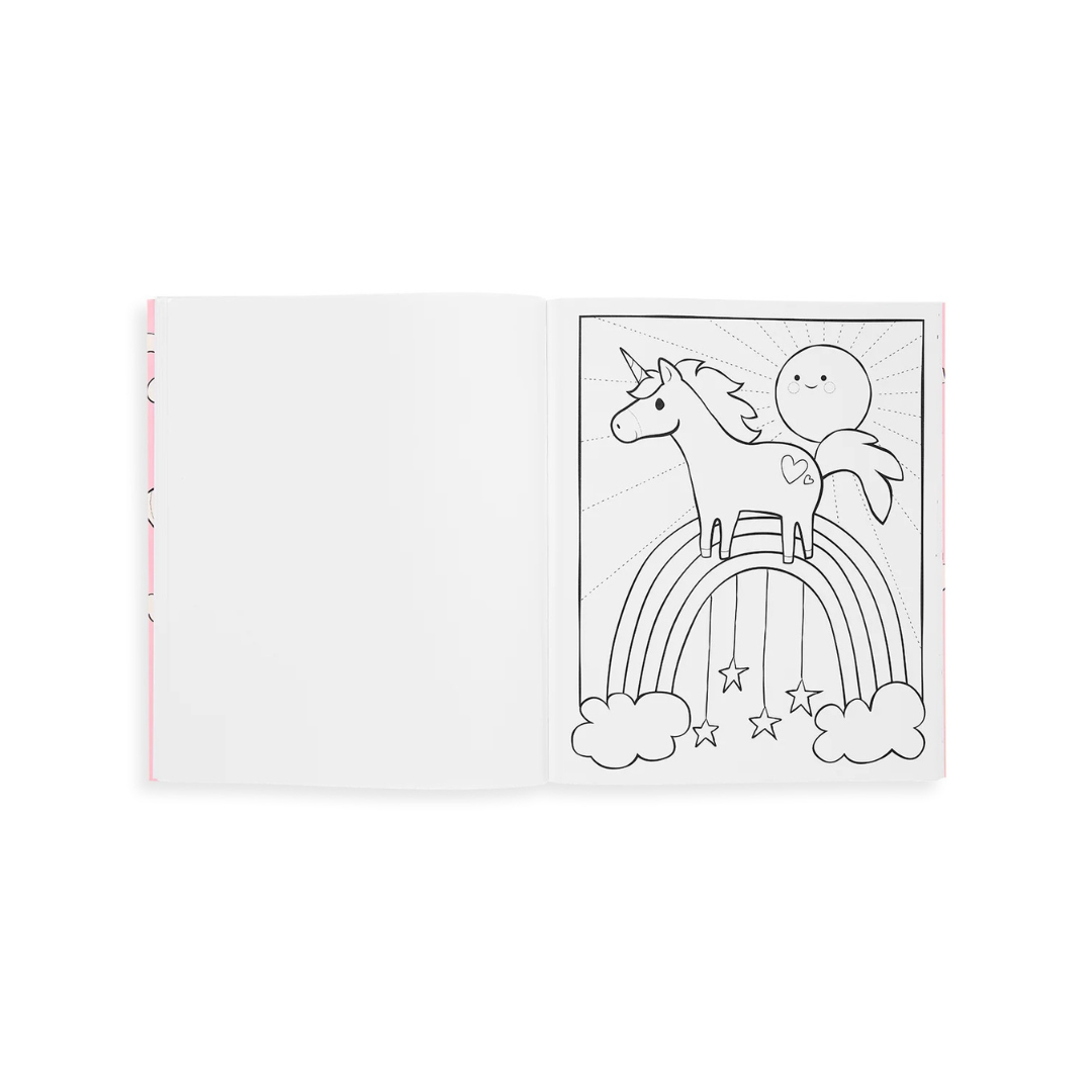 Color-in Book Enchanting Unicorns