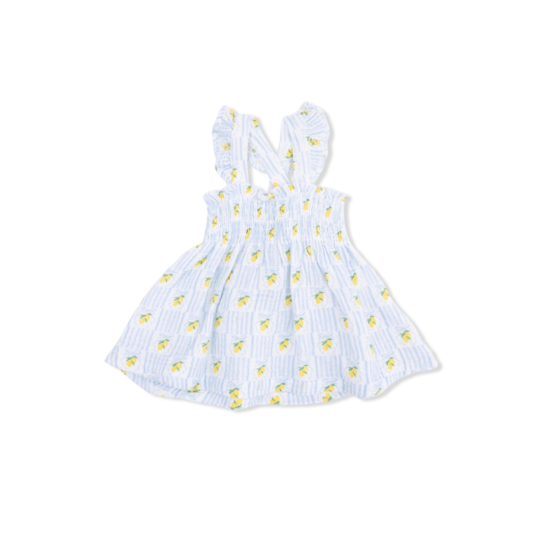 Lovely Lemons Smocked Top With Bloomer