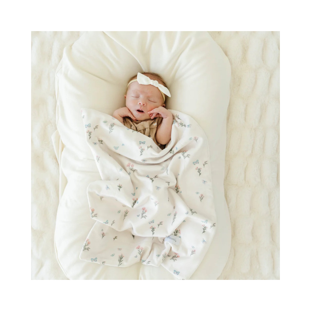 Secret Garden Minky Stretch Mini Blanket